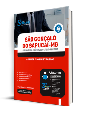 Apostila Câmara de São Gonçalo do Sapucaí - MG  - Agente Administrativo - Imagem 2