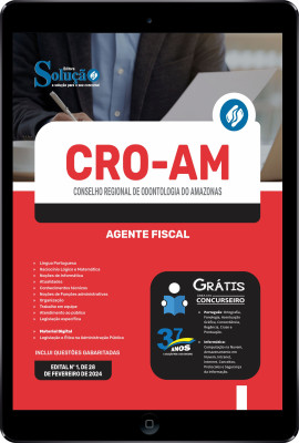 Apostila CRO-AM em PDF  - Agente Fiscal - Imagem 1