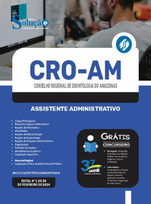 Apostila CRO-AM  - Assistente Administrativo - Imagem 3