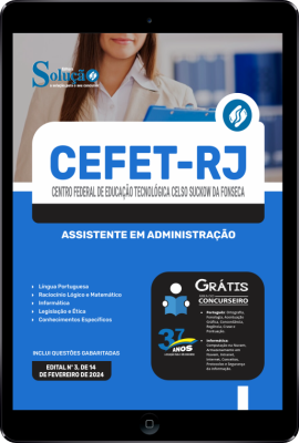 Apostila CEFET-RJ em PDF  - Assistente em Administração - Imagem 1