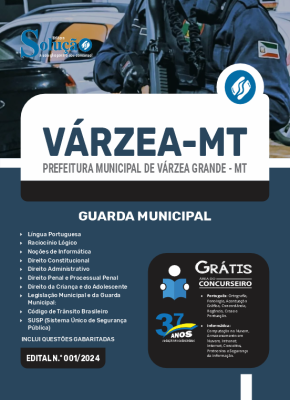 Apostila Prefeitura de Várzea Grande - MT  - Guarda Municipal - Imagem 3