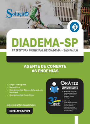 Apostila Prefeitura de Diadema - SP  - Agente de Combate às Endemias - Imagem 3