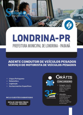 Apostila Prefeitura de Londrina - PR  - Agente Condutor de Veículos Pesados - Serviço de Motorista de Veículos Pesados - Imagem 3