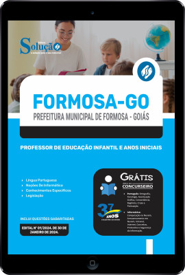 Apostila Prefeitura de Formosa - GO em PDF  - Professor de Educação Infantil e Anos Iniciais - Imagem 1