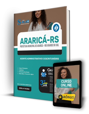 Apostila Prefeitura de Araricá - RS  - Agente Administrativo e Escriturário - Imagem 1