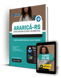 Capa Apostila Prefeitura de Araricá - RS  - Agente Administrativo e Escriturário