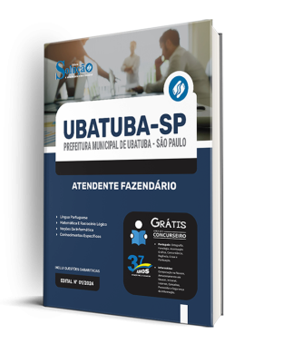 Apostila Prefeitura de Ubatuba - SP  - Atendente Fazendário - Imagem 2
