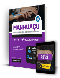 Capa Apostila Prefeitura de São João do Manhuaçu - MG  - Escriturário/Digitador