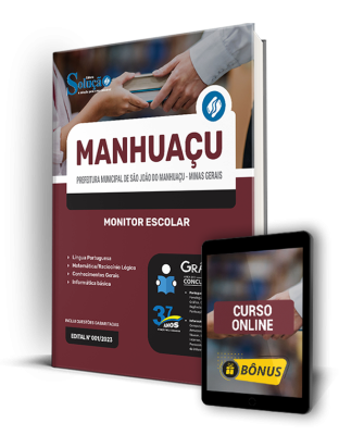 Apostila Prefeitura de São João do Manhuaçu - MG  - Monitor Escolar - Imagem 1