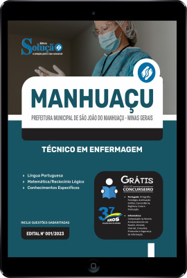 Apostila Prefeitura de São João do Manhuaçu - MG em PDF  - Técnico em Enfermagem - Imagem 1