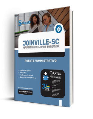 Apostila Prefeitura de Joinville - SC  - Agente Administrativo - Imagem 1
