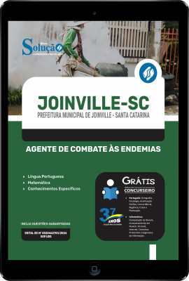 Apostila Prefeitura de Joinville - SC em PDF  - Agente de Combate às Endemias - Imagem 1