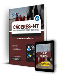 Capa Apostila Prefeitura de Cáceres - MT  - Agente de Trânsito