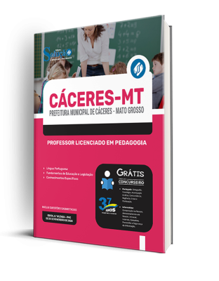 Apostila Prefeitura de Cáceres - MT  - Professor Licenciado em Pedagogia - Imagem 2