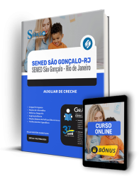 Capa Apostila SEMED São Gonçalo - RJ  - Auxiliar de Creche