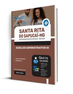 Apostila Prefeitura de Santa Rita do Sapucaí - MG  - Auxiliar Administrativo III - Imagem 2