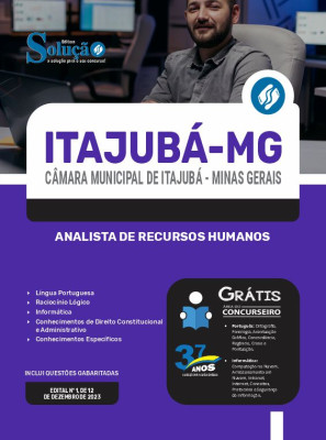 Apostila Câmara de Itajubá - MG  - Analista de Recursos Humanos - Imagem 3