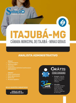 Apostila Câmara de Itajubá - MG  - Analista Administrativo - Imagem 3