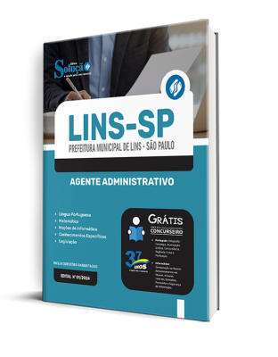 Apostila Prefeitura de Lins - SP  - Agente Administrativo - Imagem 2