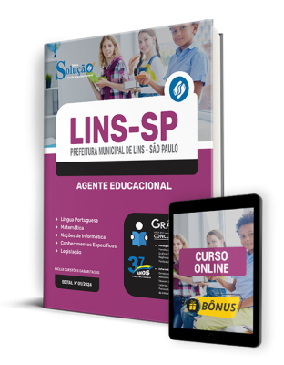 Apostila Prefeitura de Lins - SP  - Agente Educacional - Imagem 1