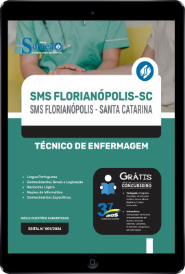 Apostila SMS Florianópolis - SC em PDF  - Técnico de Enfermagem - Imagem 1