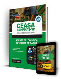 Capa Apostila CEASA Campinas - SP  - Agente de Logística - Operador de Carga