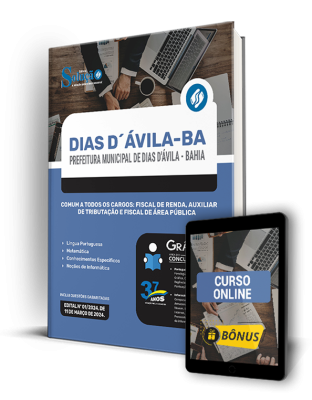 Apostila Prefeitura de Dias D Ávila - BA  - Comum a Todos os Cargos: Fiscal de Renda, Auxiliar de Tributação e Fiscal de Área Pública - Imagem 1