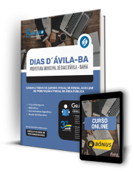 Capa Apostila Prefeitura de Dias D Ávila - BA  - Comum a Todos os Cargos: Fiscal de Renda, Auxiliar de Tributação e Fiscal de Área Pública