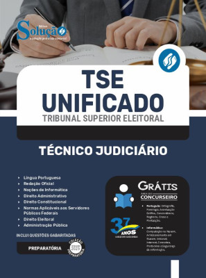 Apostila TSE Unificado 2026 - Técnico Judiciário - Imagem 3
