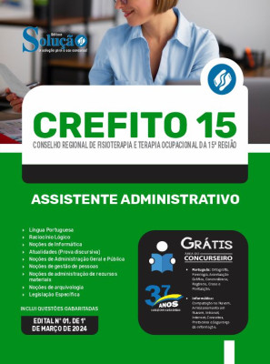 Apostila CREFITO 15  - Assistente Administrativo - Imagem 3