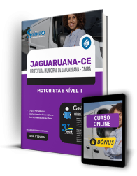 Capa Apostila Prefeitura de Jaguaruana - CE  - Motorista B - Nível II
