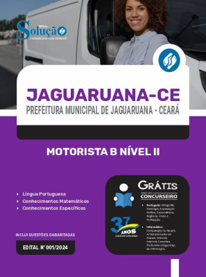 Apostila Prefeitura de Jaguaruana - CE  - Motorista B - Nível II - Imagem 3