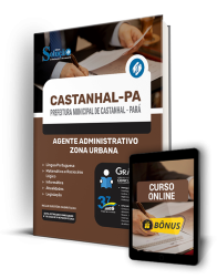 Capa Apostila Prefeitura de Castanhal - PA  - Agente Administrativo - Zona Urbana
