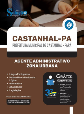 Apostila Prefeitura de Castanhal - PA  - Agente Administrativo - Zona Urbana - Imagem 3
