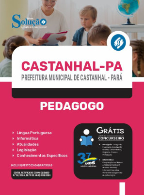 Apostila Prefeitura de Castanhal - PA  - Pedagogo - Imagem 3