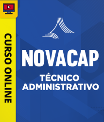 Capa Curso Novacap - Técnico Administrativo