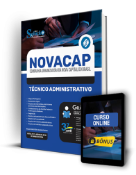 Capa Apostila NOVACAP  - Técnico Administrativo