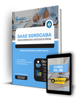Apostila SAAE Sorocaba - SP  - Técnico de Controle Administrativo - Imagem 1