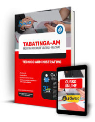 Capa Apostila Prefeitura de Tabatinga - AM  - Técnico Administrativo
