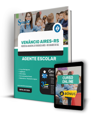 Apostila Prefeitura de Venâncio Aires - RS  - Agente Escolar - Imagem 1