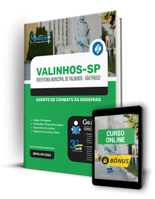 Apostila Prefeitura de Valinhos - SP  - Agente de Combate às Endemias - Imagem 1