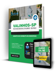 Capa Apostila Prefeitura de Valinhos - SP  - Agente de Combate às Endemias