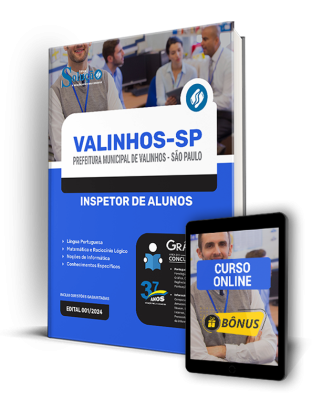 Apostila Prefeitura de Valinhos - SP  - Inspetor de Alunos - Imagem 1