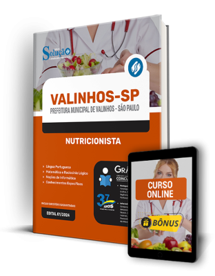 Apostila Prefeitura de Valinhos - SP  - Nutricionista - Imagem 1