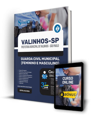 Apostila Prefeitura de Valinhos - SP  - Guarda Civil Municipal (Feminino e Masculino) - Imagem 1