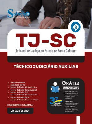 Apostila TJ-SC  - Técnico Judiciário Auxiliar - Imagem 3