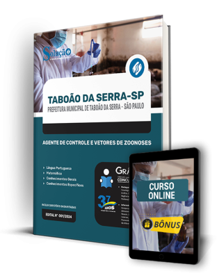 Apostila Prefeitura de Taboão da Serra - SP  - Agente de Controle e Vetores de Zoonoses - Imagem 1