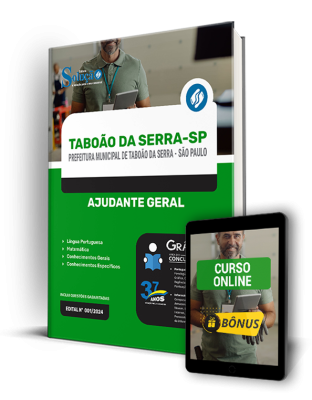 Apostila Prefeitura de Taboão da Serra - SP  - Ajudante Geral - Imagem 1