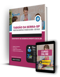 Capa Apostila Prefeitura de Taboão da Serra - SP  - Assistente de Desenvolvimento Escolar