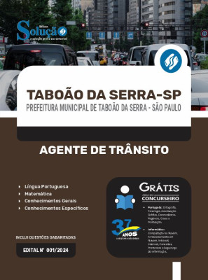 Apostila Prefeitura de Taboão da Serra - SP  - Agente de Trânsito - Imagem 3